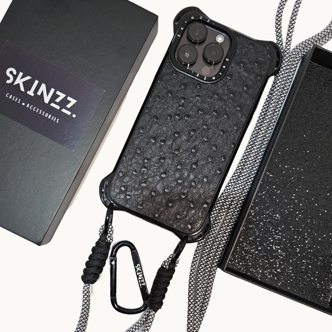 *EXCLUSIVE* Midnight-Black Shockproof iPhone Case