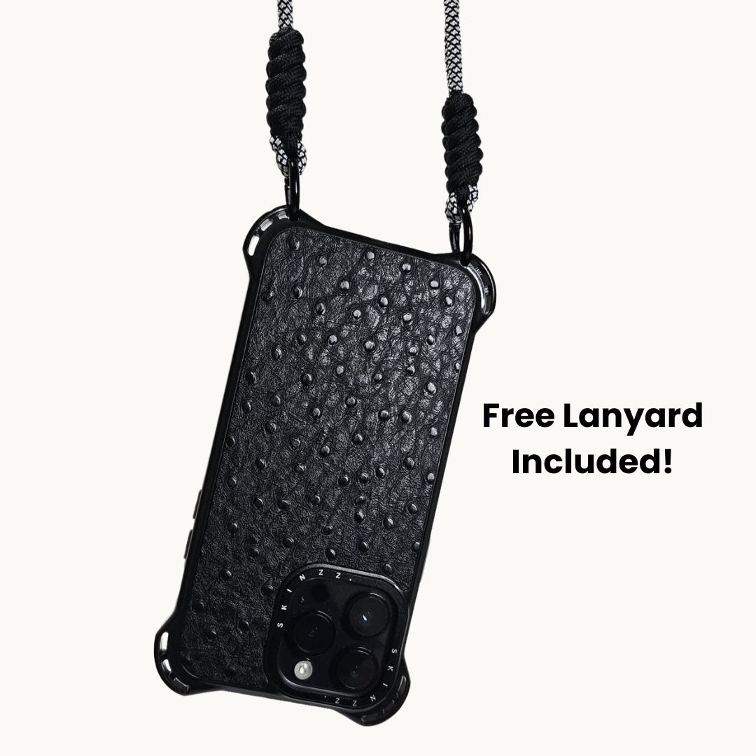 *EXCLUSIVE* Midnight-Black Shockproof iPhone Case