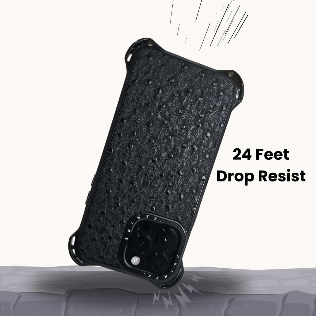 *EXCLUSIVE* Midnight-Black Shockproof iPhone Case