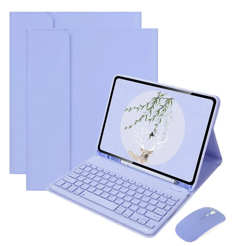 Wireless Detachable Keyboard/Mouse Case for iPad Pro 11 inch 2024 (M4)