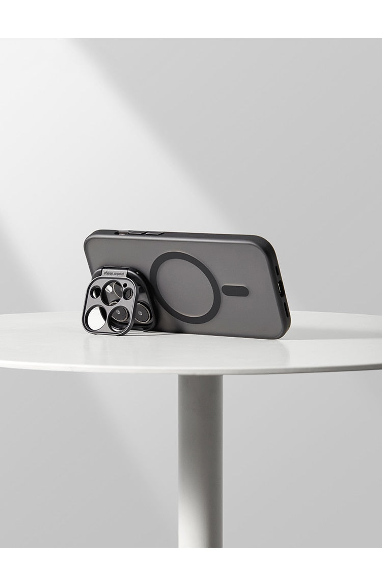 Translucent Stand Bracket Magsafe iPhone Case