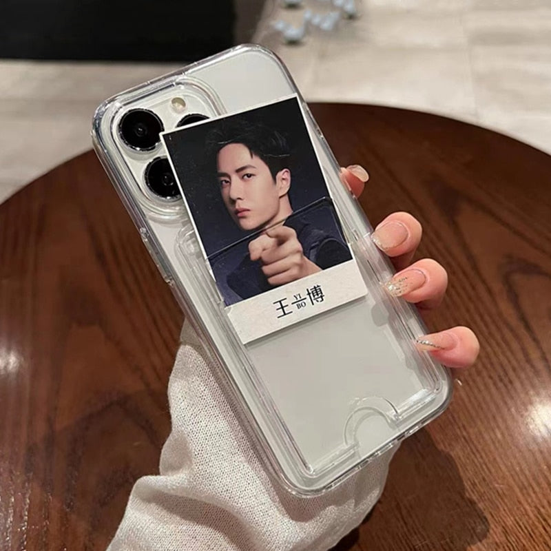 Transparent Card Slot iPhone Case
