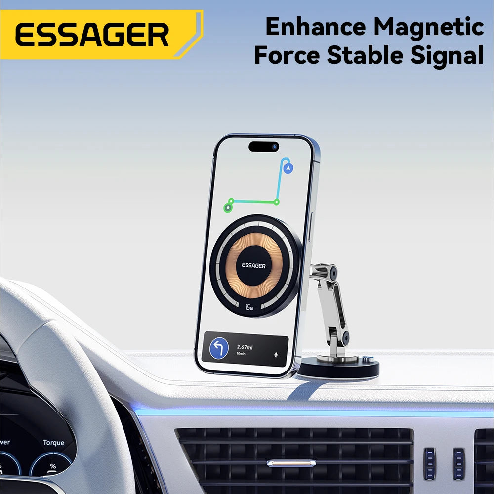 Magnetic 15W Fast Charging Car Phone Holder