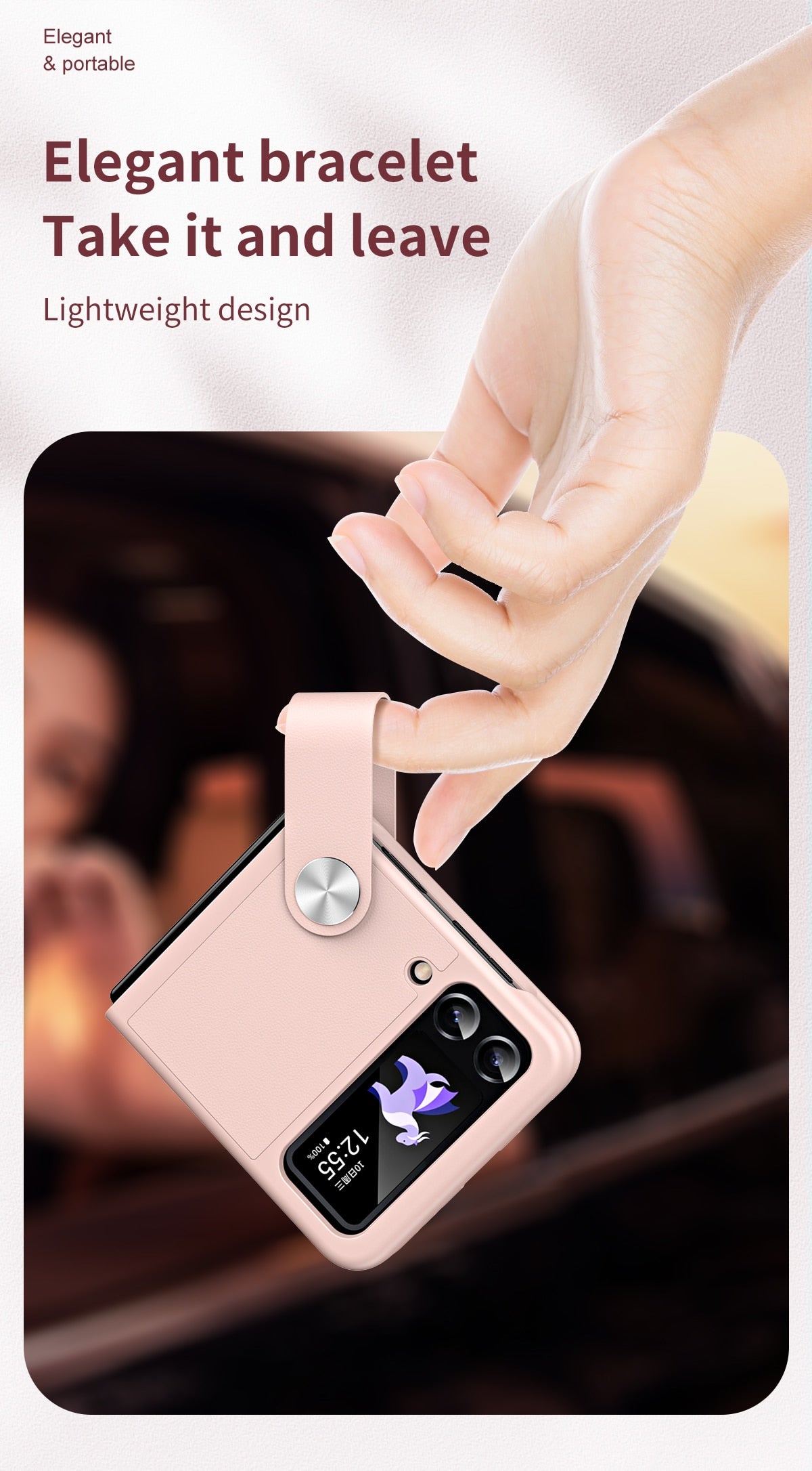 Hand Strap Z Flip Case