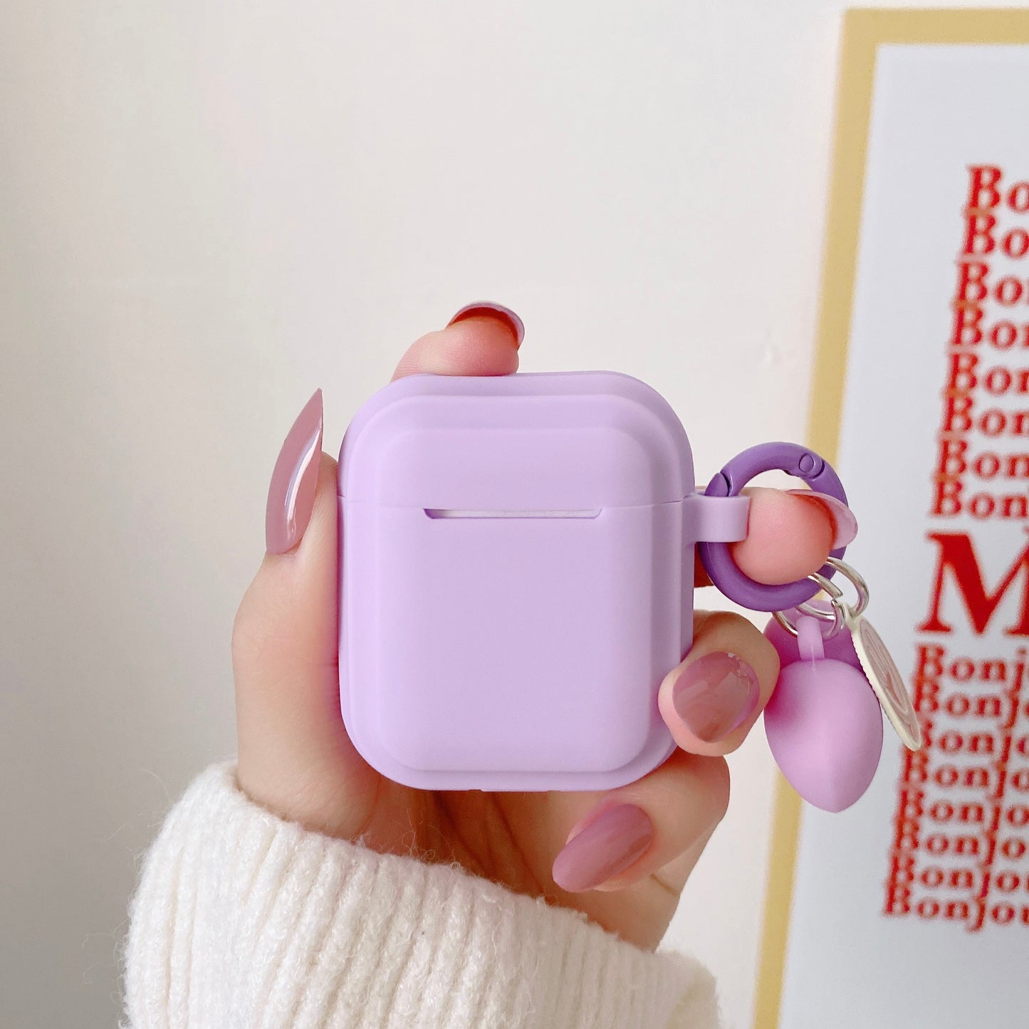 Various Coloured AirPods Case+Keychain