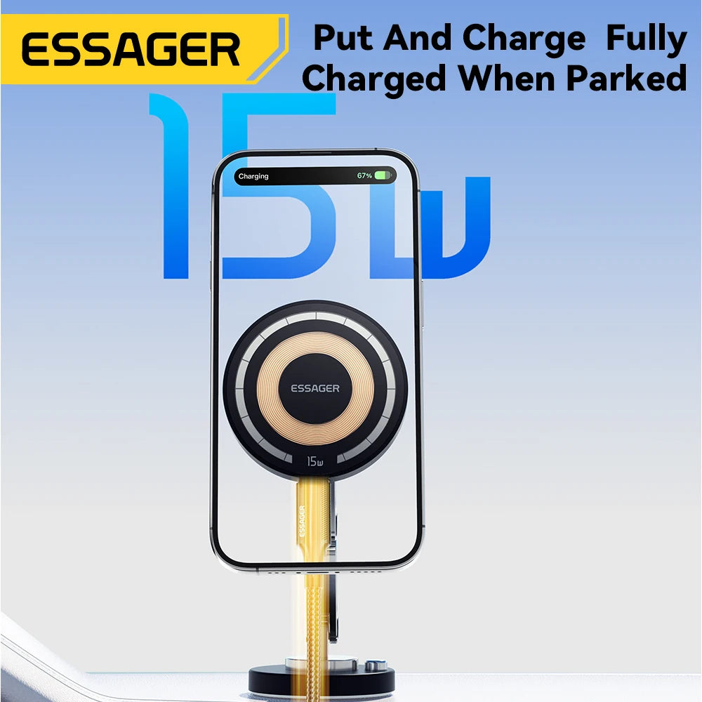 Magnetic 15W Fast Charging Car Phone Holder