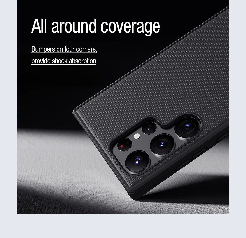 Sleek Black Textured Case
