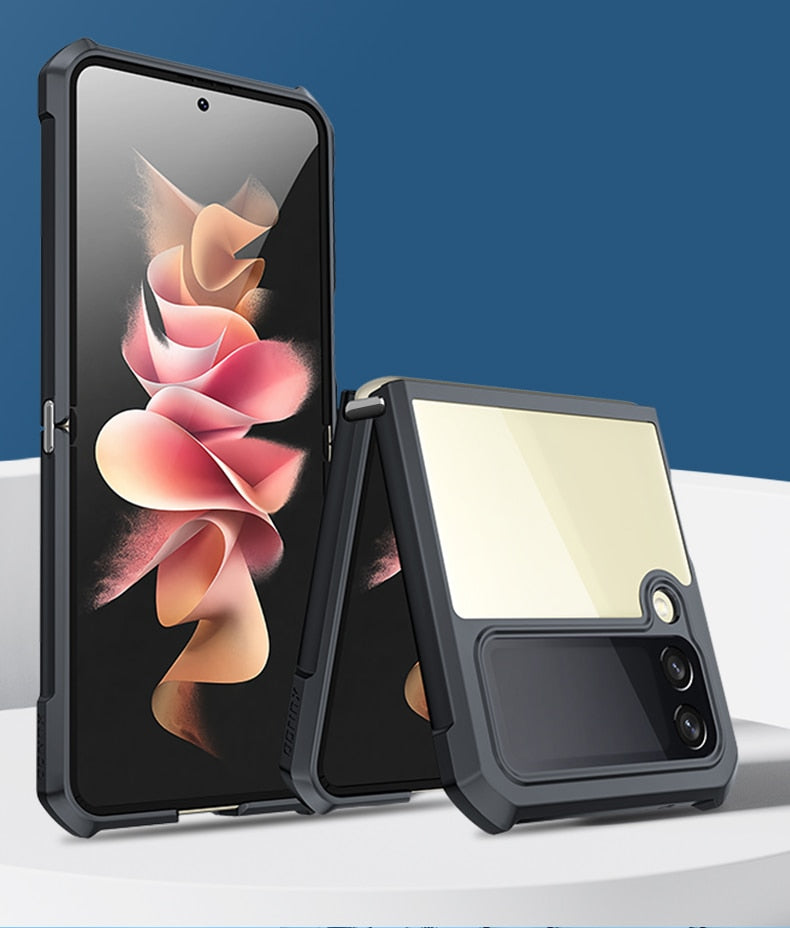 Transparent Shockproof Z Flip Case