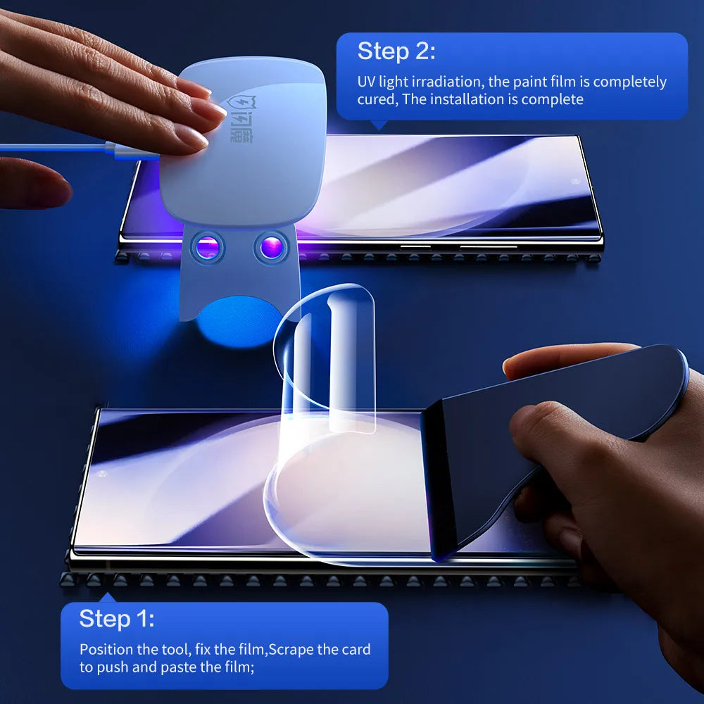 Durable Screen Protector for Samsung (2 Pieces)