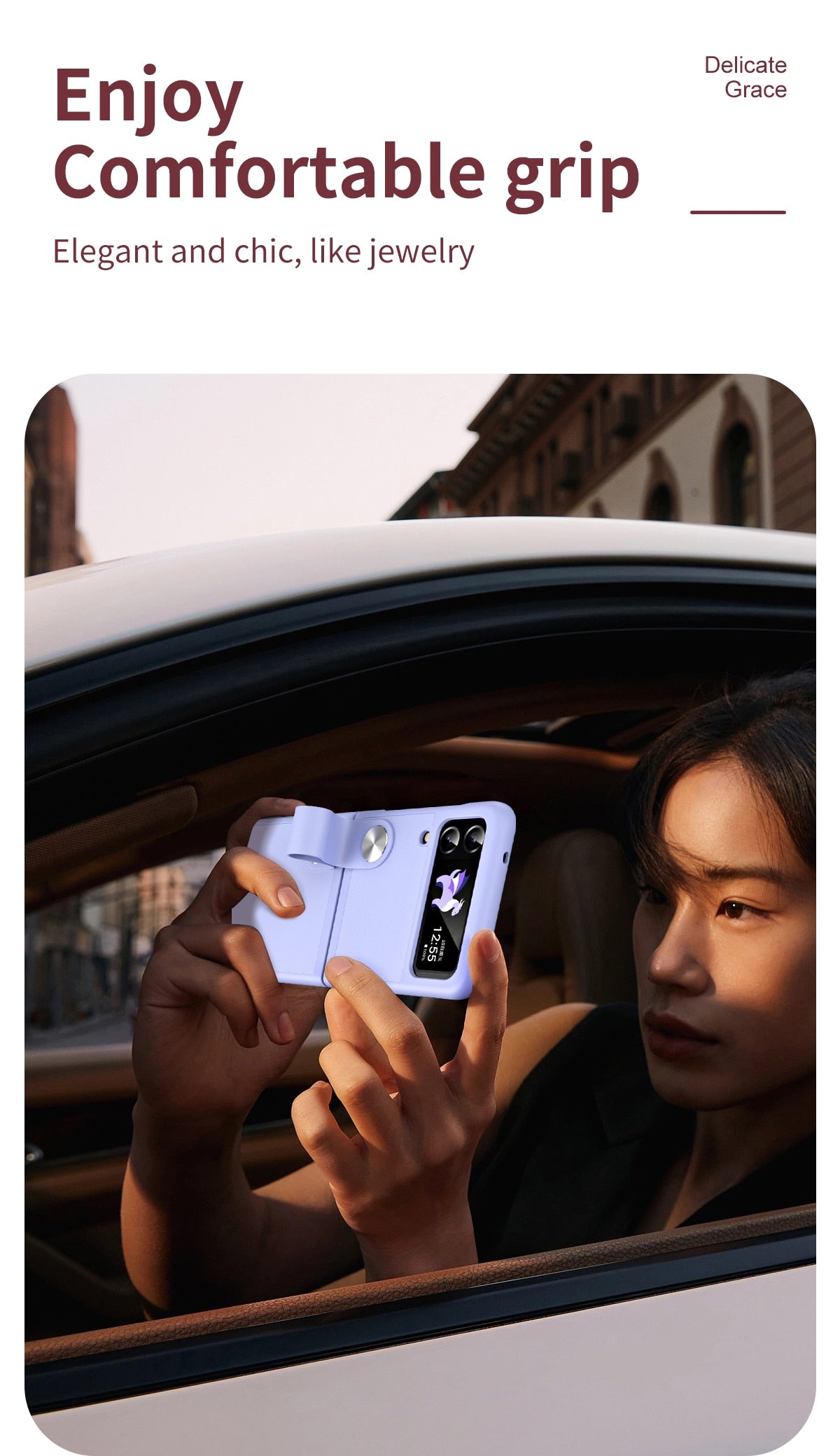 Hand Strap Z Flip Case