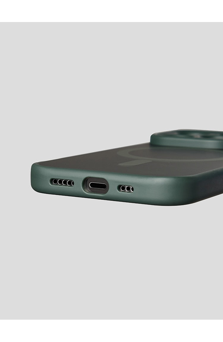 Translucent Stand Bracket Magsafe iPhone Case