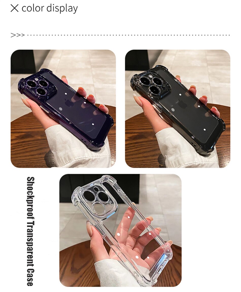 Transparent Hard Back Case