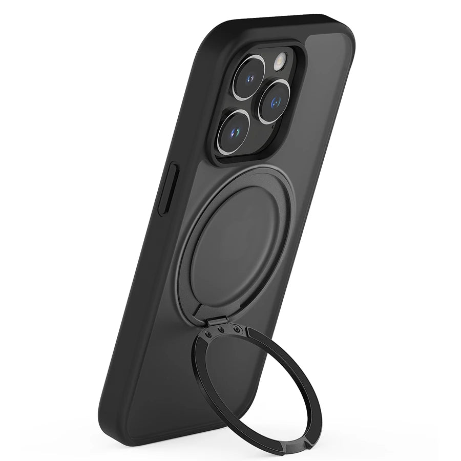 360 Degree Rotating Ring Stand Magsafe iPhone Case