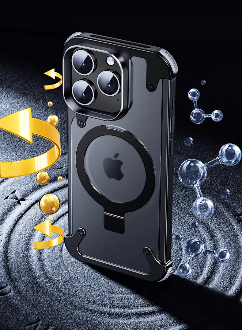 *NEW* Aluminum Frosted Matte Rimless iPhone Case