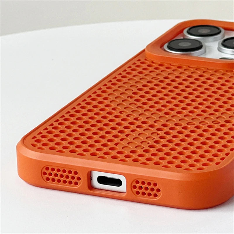 Heat Dissipation Mesh iPhone Case