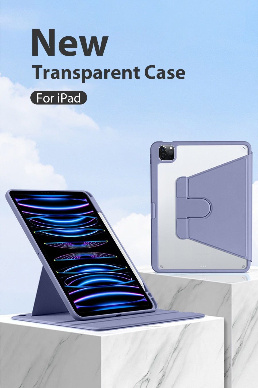 360° Rotation iPad Case