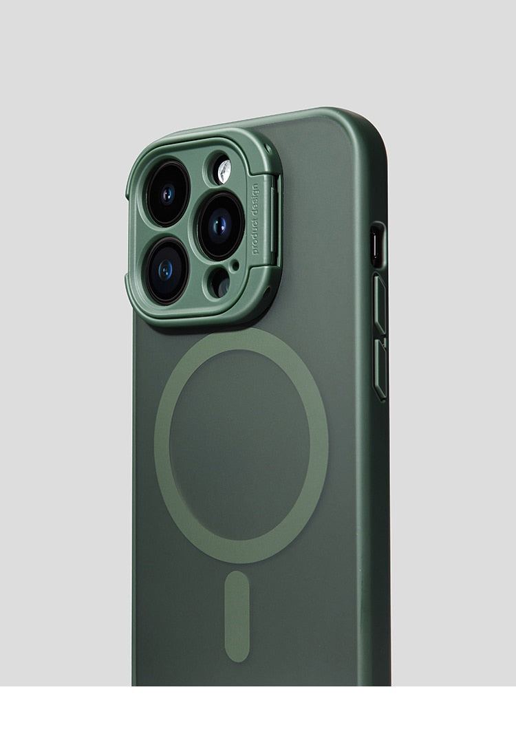Translucent Stand Bracket Magsafe iPhone Case