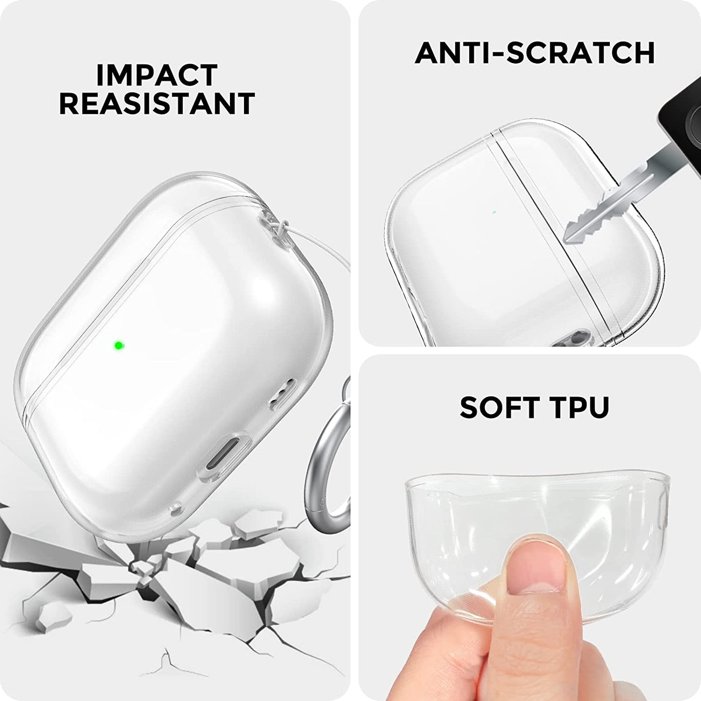 Transparent AirPod Case