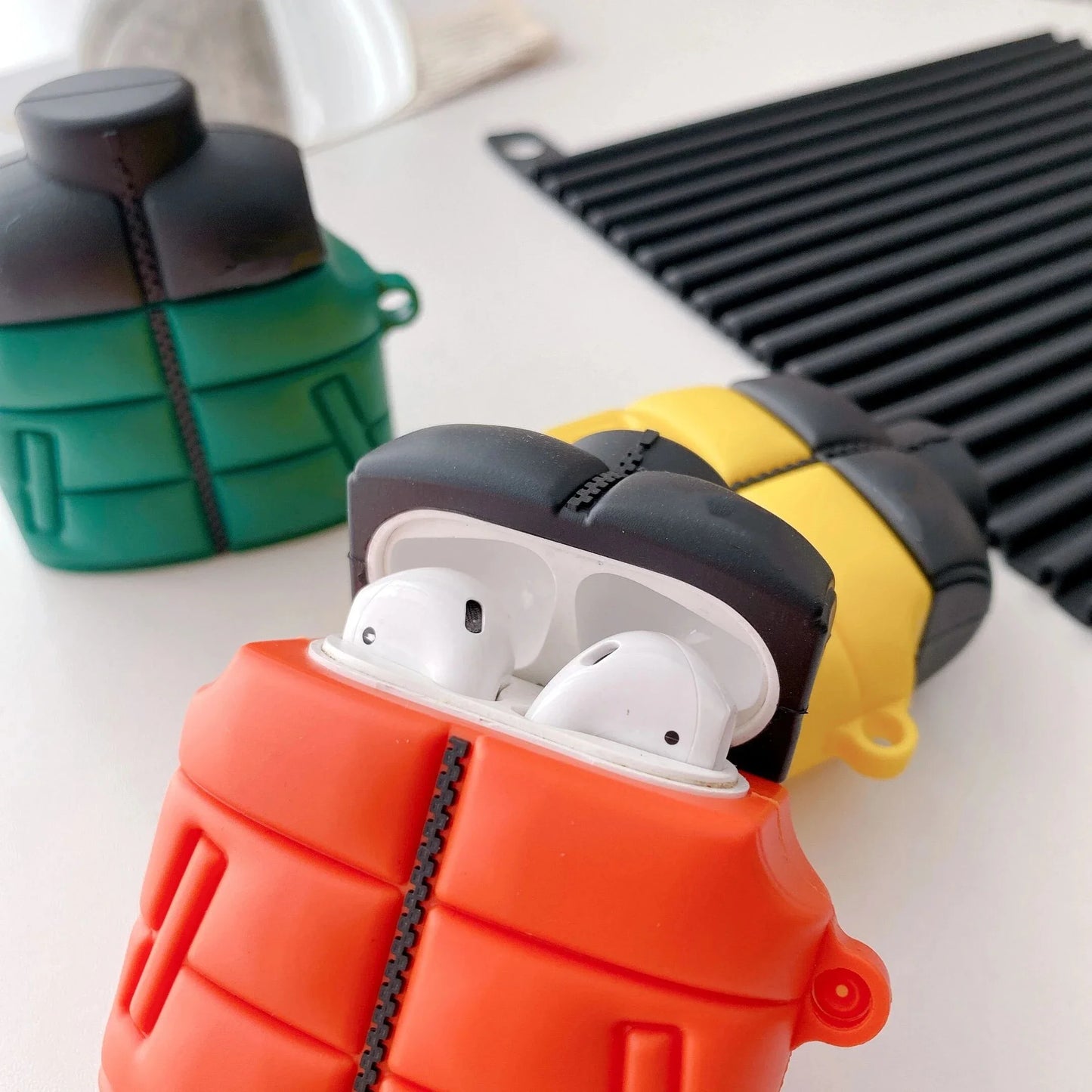 Cute Winter Jacket Design AirPods Case