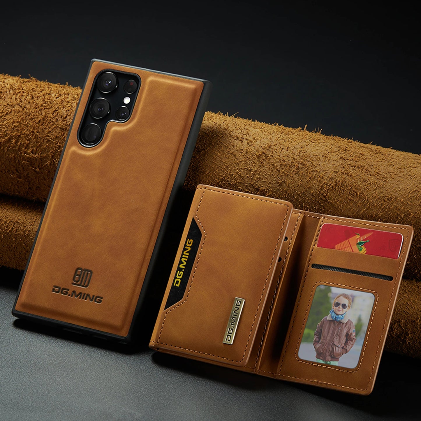 2 in 1 Magnetic Detachable Wallet Skin-S23/S22 Ultra