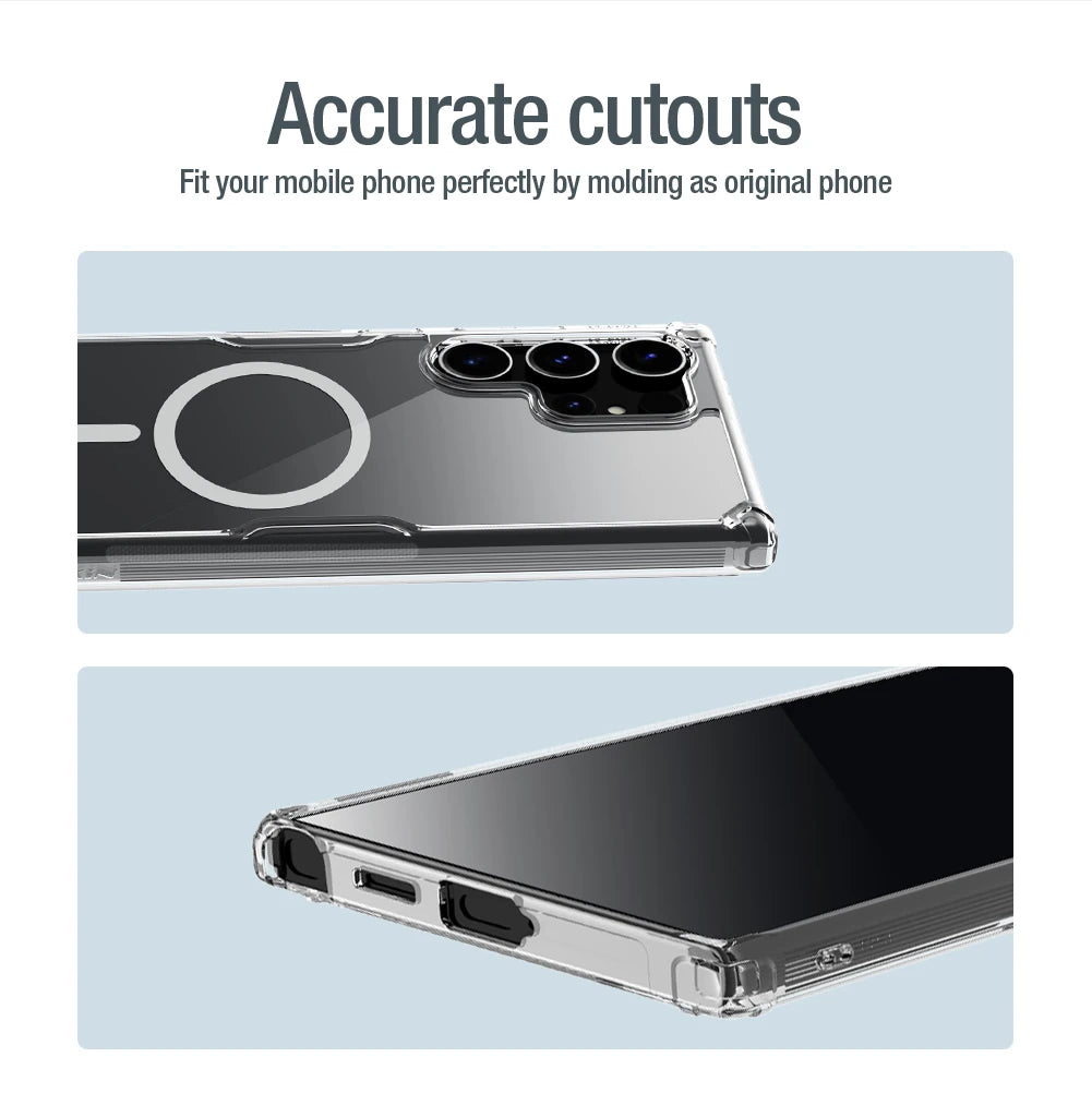 Transparent Magnetic Case for S24 series