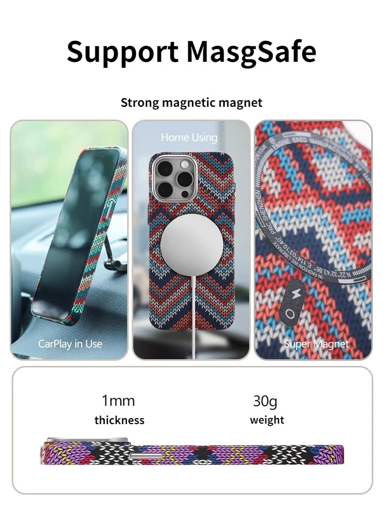 Carbon Fiber Braided Texture iPhone Case