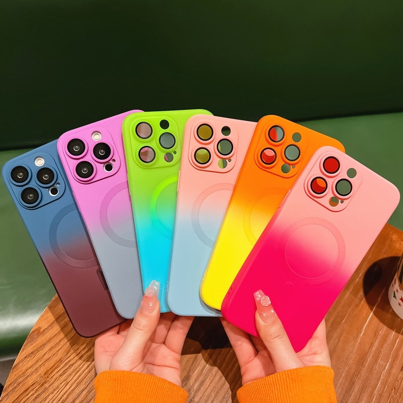 Multi-coloured Gradient Magsafe iPhone Case *Special Price*