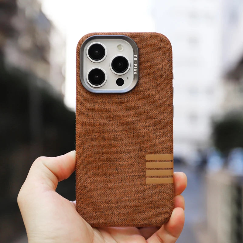 Flax Fiber MagSafe iPhone Case