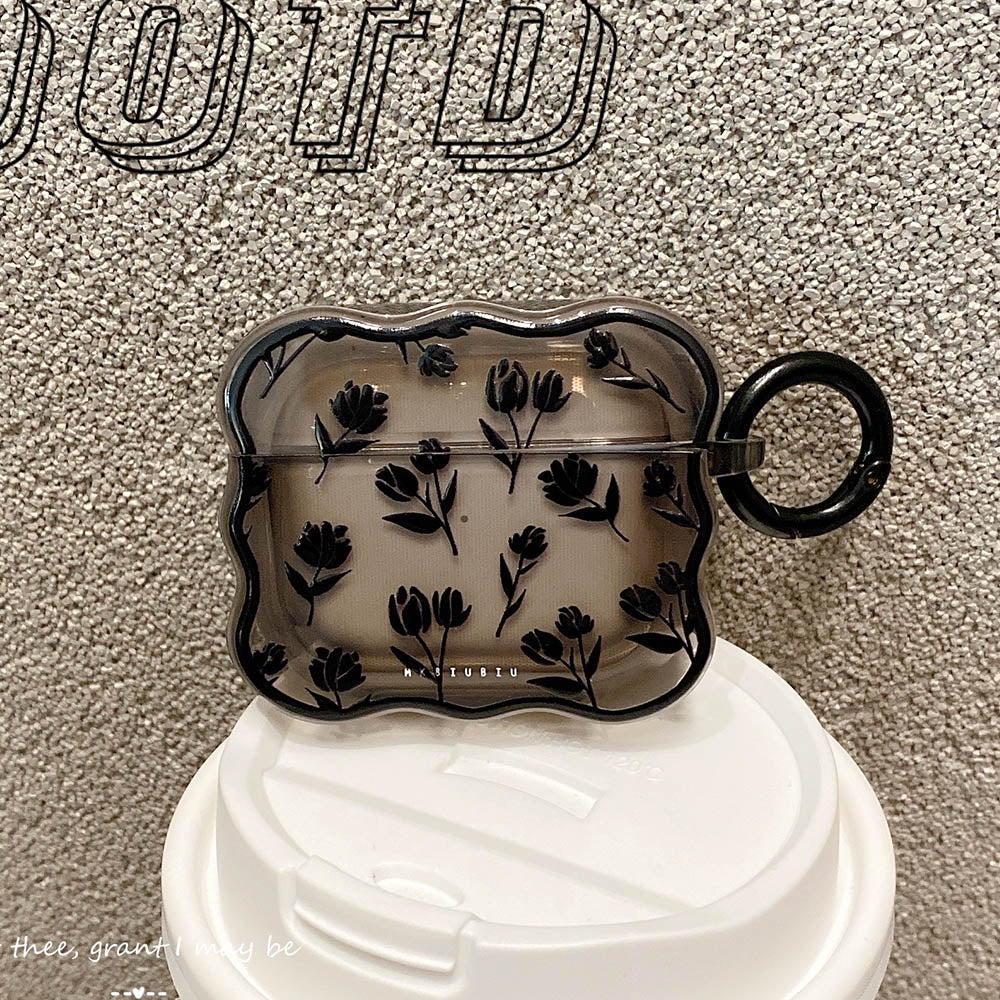 Black Tulip Flower Case