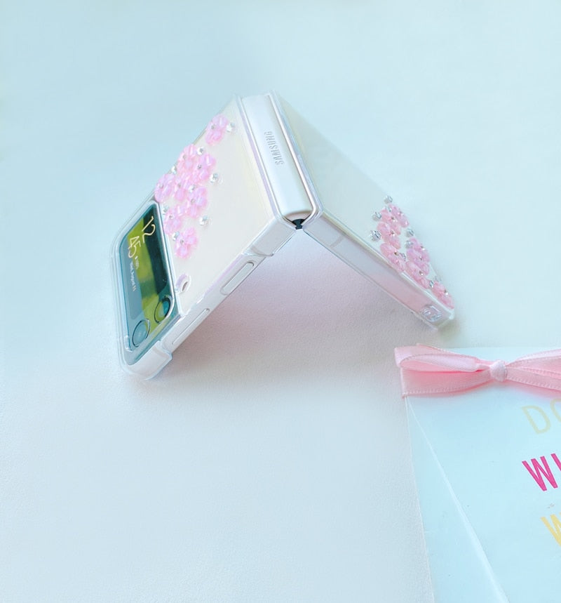 Designer Flower Z Flip Case