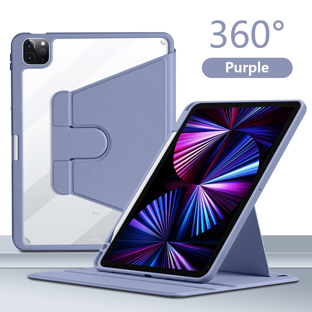 360° Rotation iPad Case