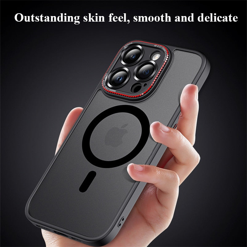 Matte Wireless Charging iPhone Case