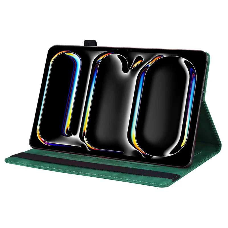 Flip Wallet Card Holder Case For iPad Pro 11 inch (M4 2024)