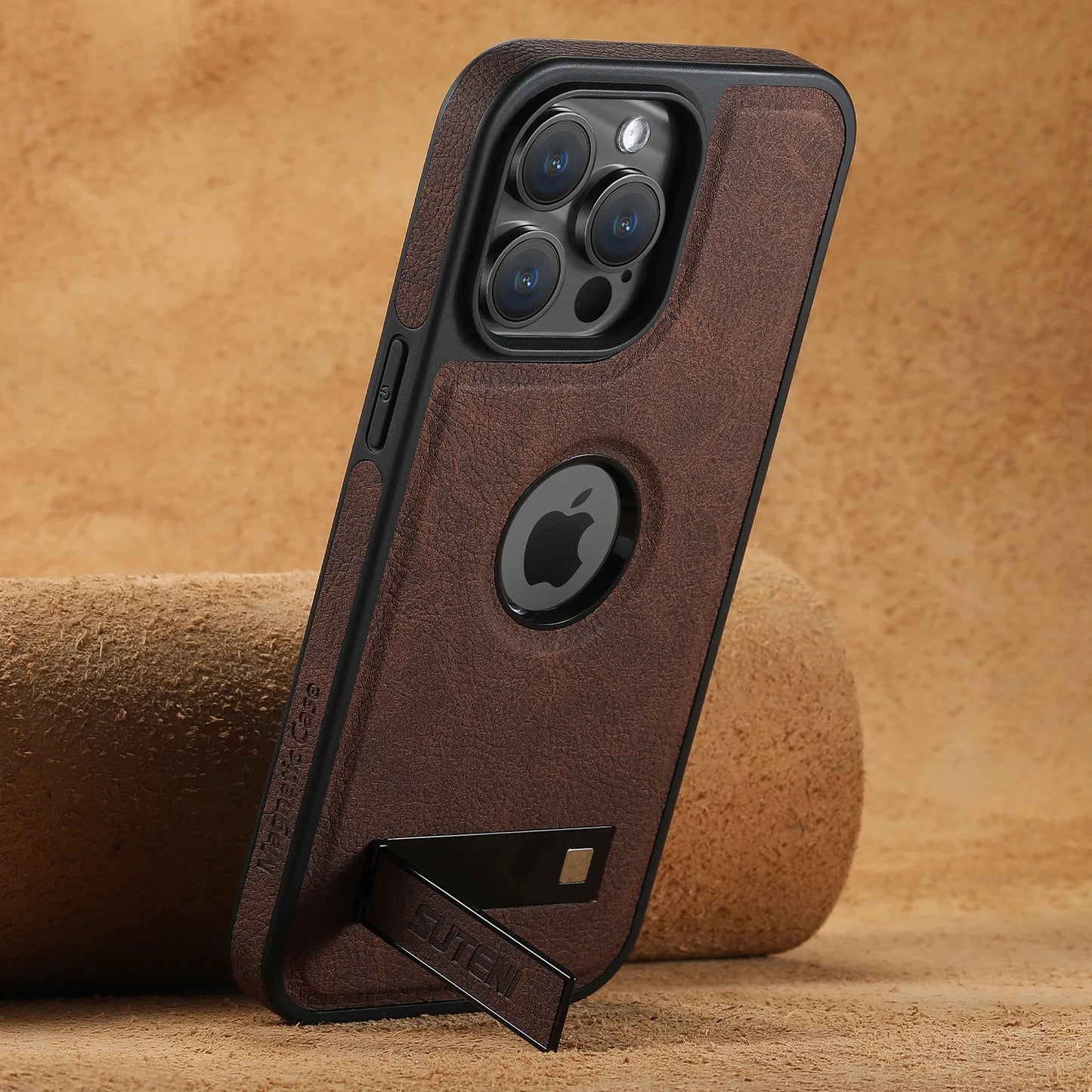 Kickstand MagSafe Leather iPhone Case