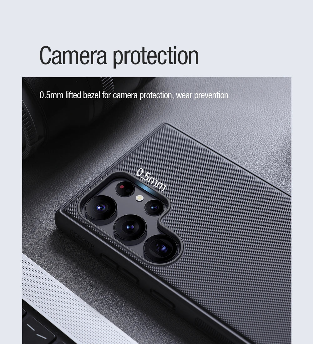 Sleek Black Textured Case