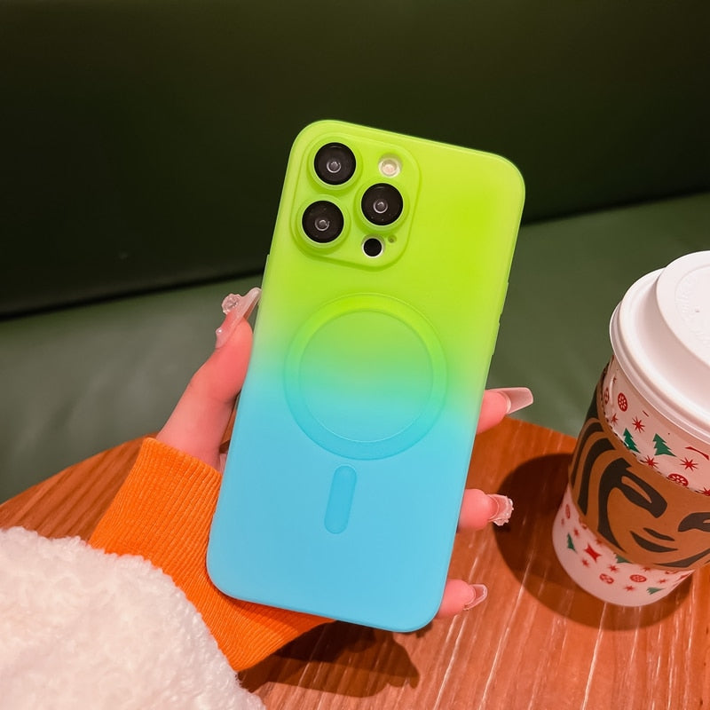 Multi-coloured Gradient Magsafe iPhone Case *Special Price*