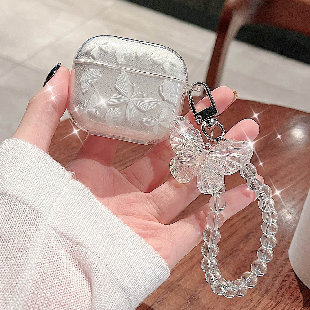 Glitter Butterfly AirPods Case