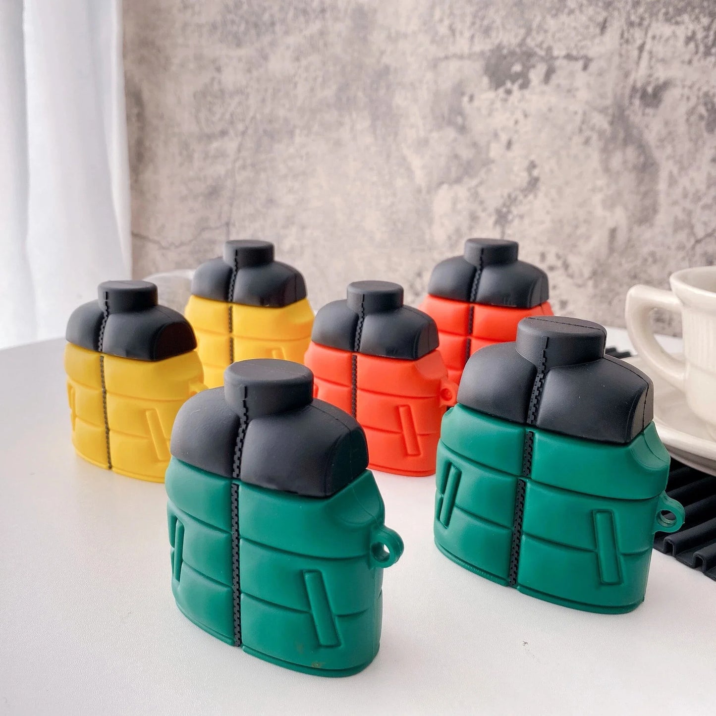 Cute Winter Jacket Design AirPods Case