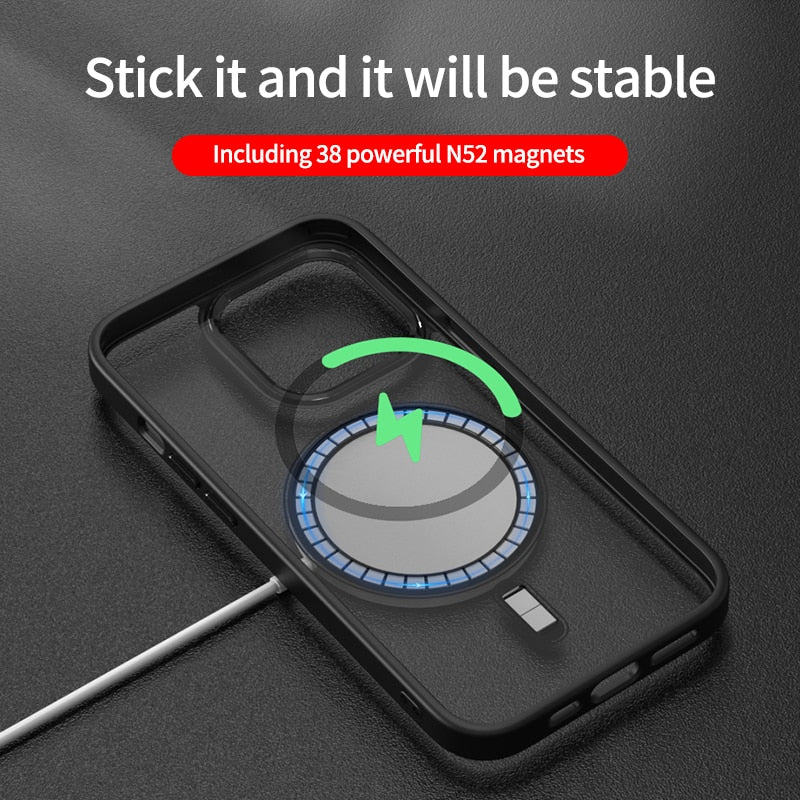 Luxury Magsafe Charging iPhone Case