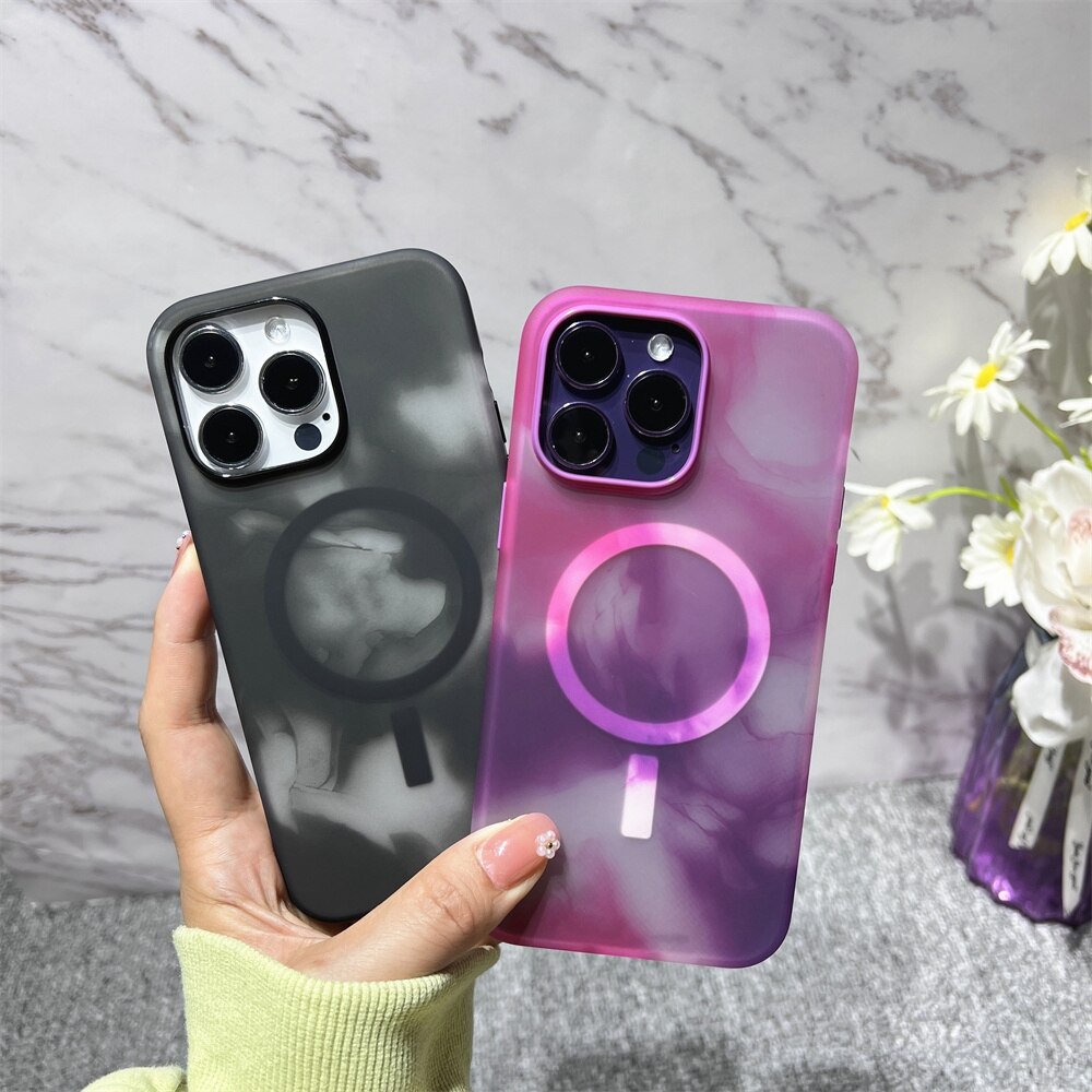 Colourful Magsafe Charging iPhone Case