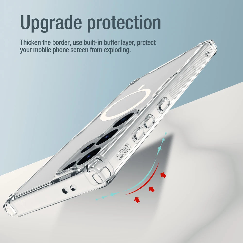 Transparent Magnetic Case for S24 series