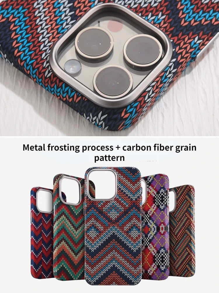 Carbon Fiber Braided Texture iPhone Case