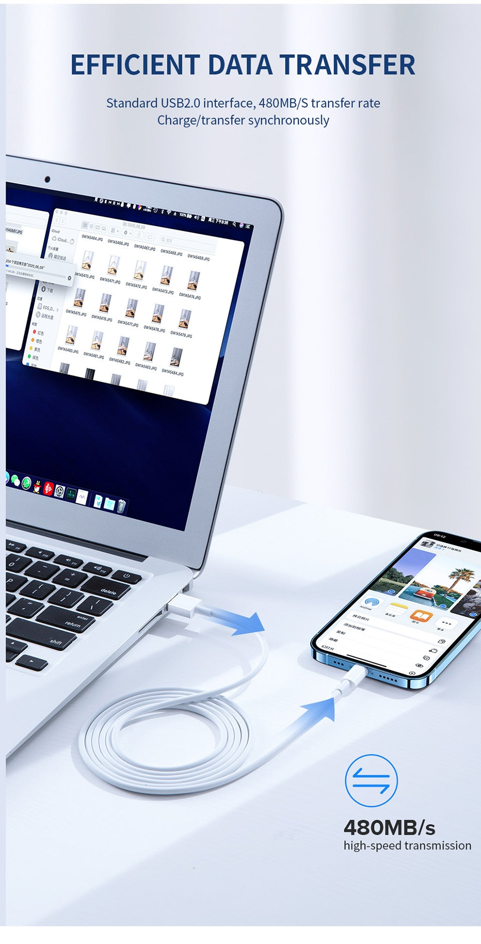 USB To Lightning Cable For Apple