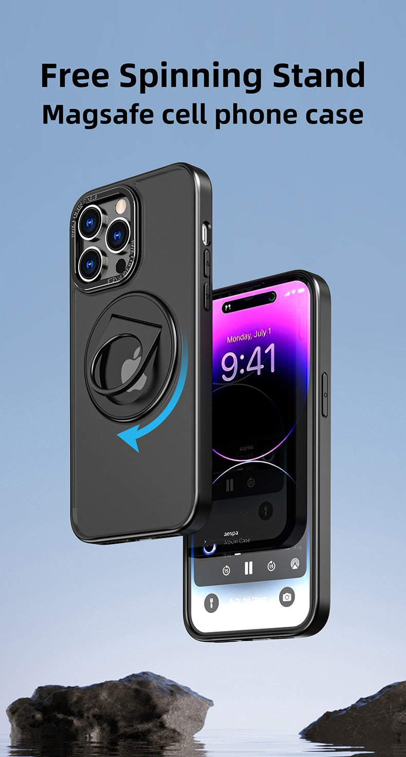 MagSafe 360° Rotating Stand iPhone Case