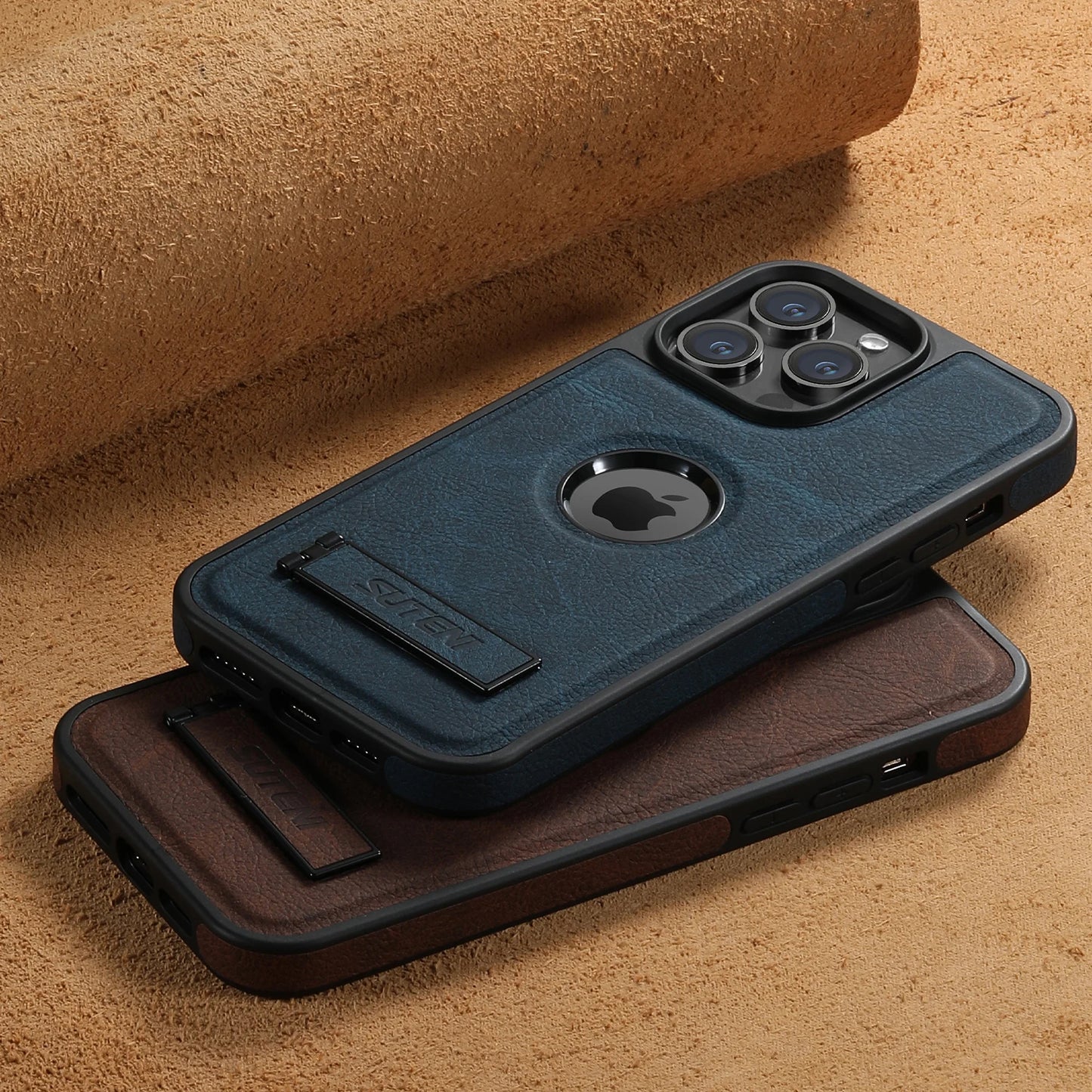 Kickstand MagSafe Leather iPhone Case