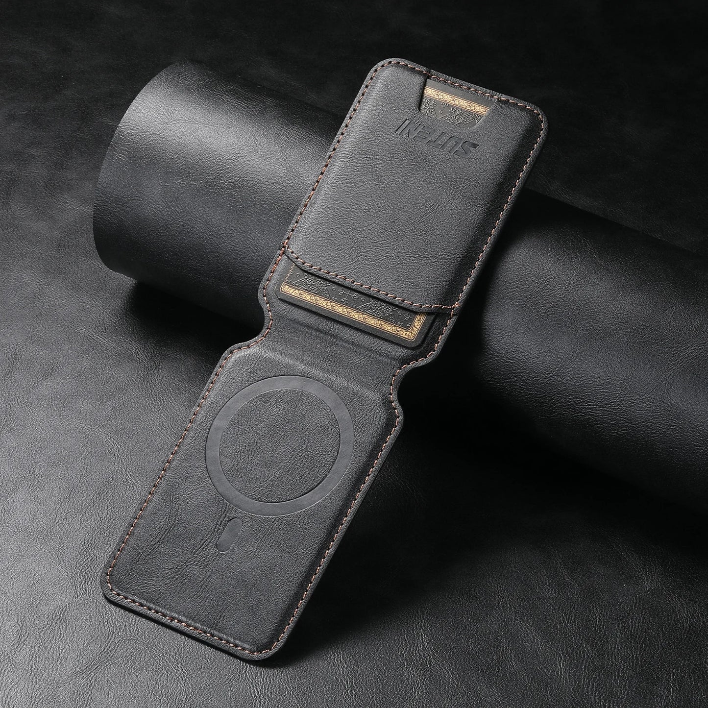 Leather Card Holder Wallet For iPhone (MagSafe)