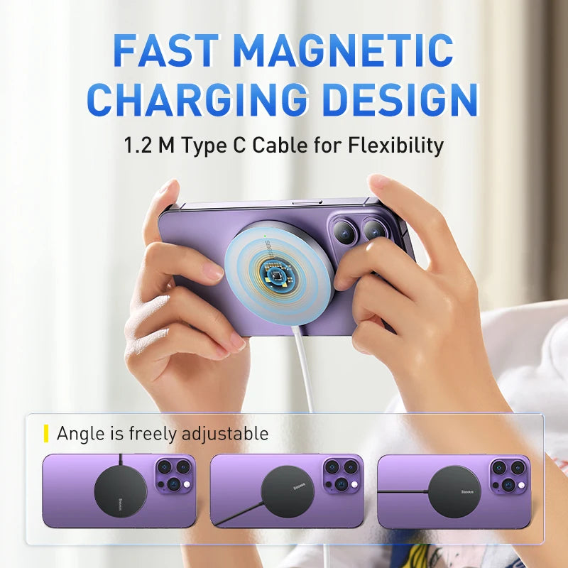 15W Magnetic Wireless Charger For iPhone
