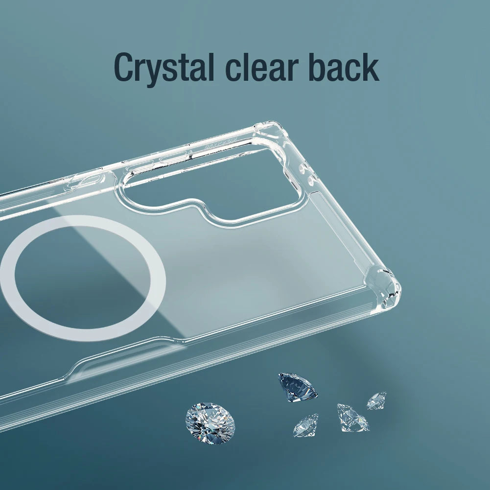 Transparent Magnetic Case for S24 series