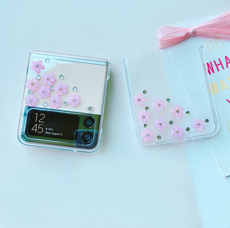 Designer Flower Z Flip Case