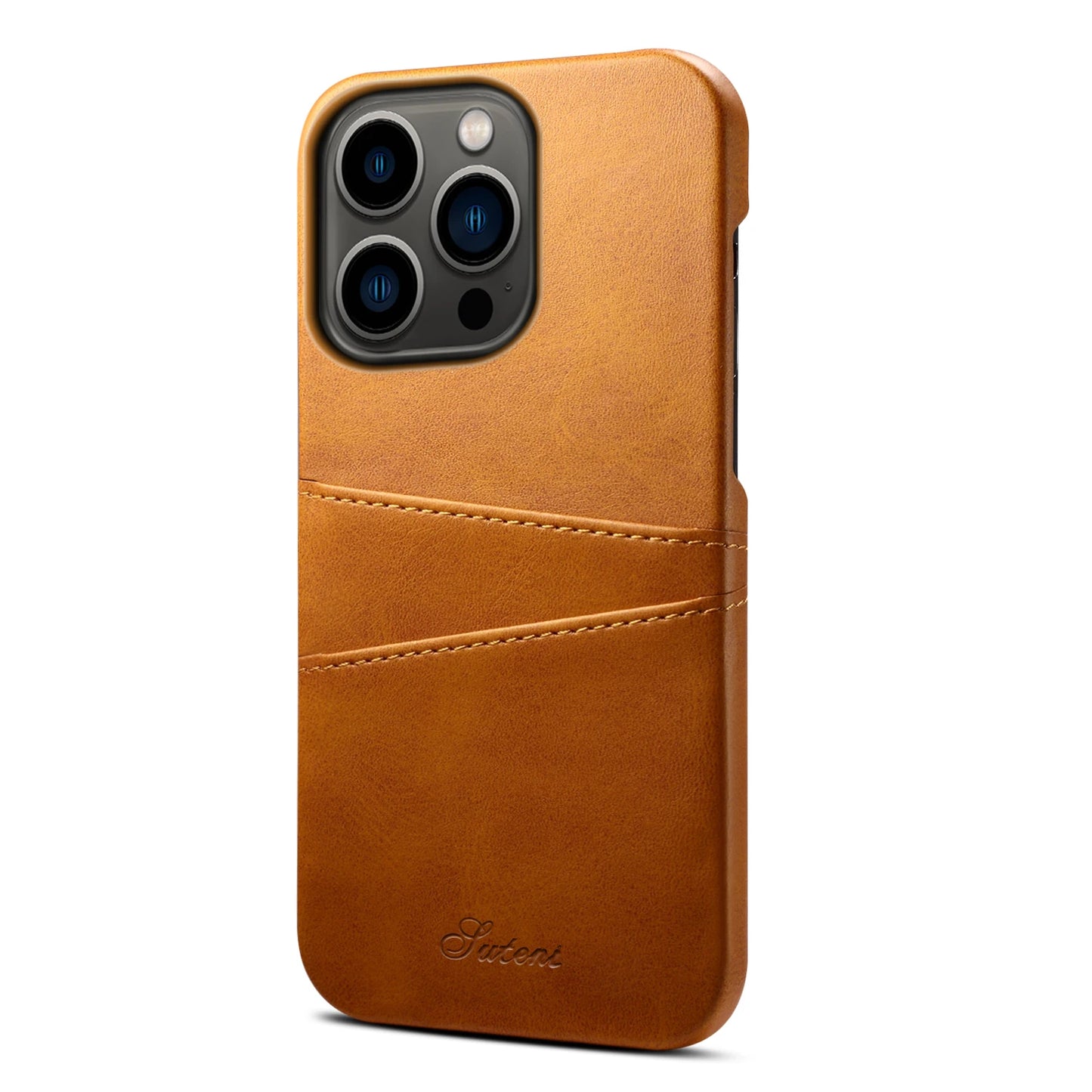 Card Holder Leather iPhone Case